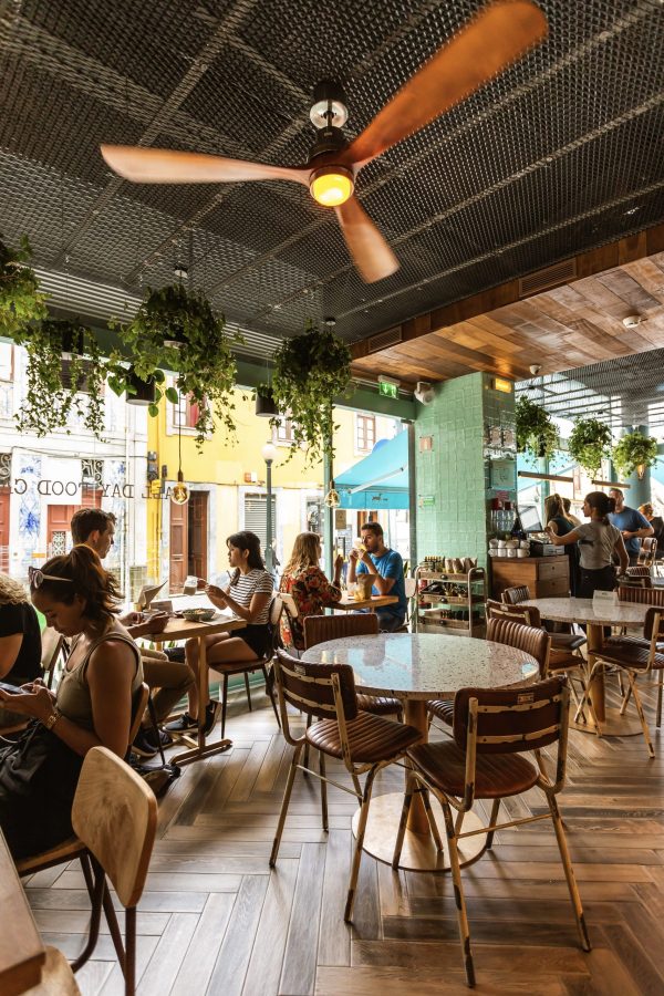 Espaço do restaurante Nicolau Porto