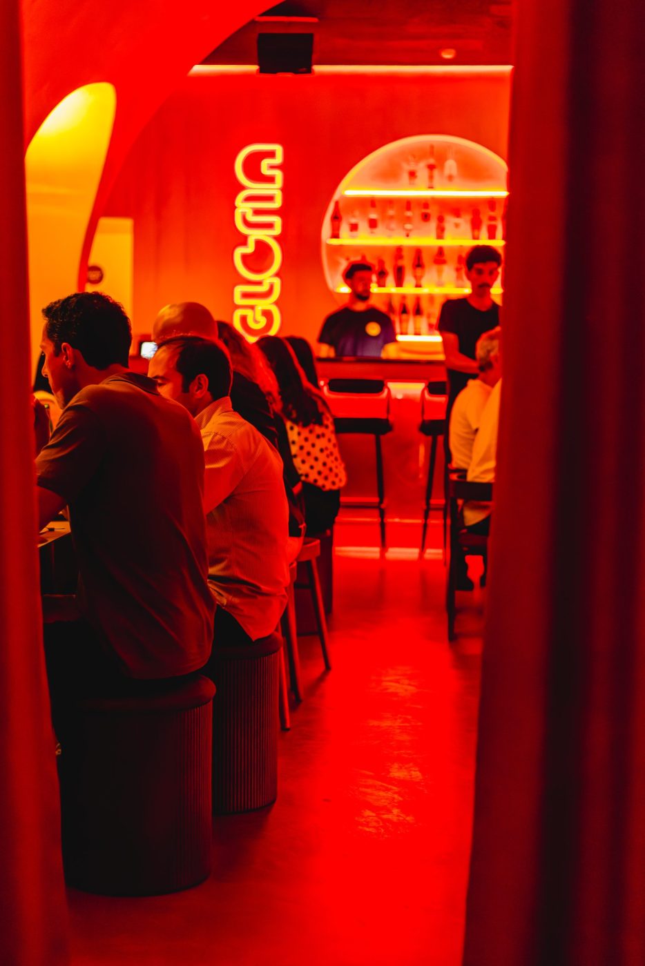 Espaço do restaurante Glória Clube Porto